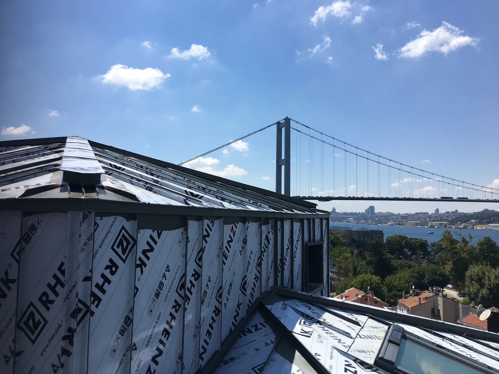 RHEINZINK titanyum çinko çatı ve cephe uygulama süreci
